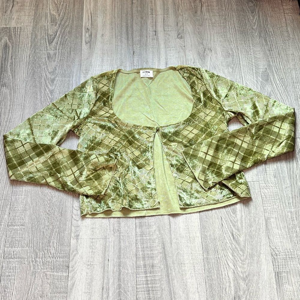 Cotton On velour cardigan